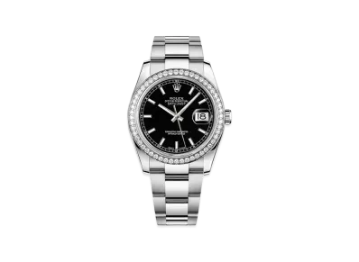 ROLEX Datejust "Black/Stainless Steel/White Gold"