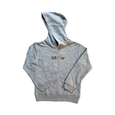 SAPEur Brown Leopard Head Hoodie Kids "Gray"