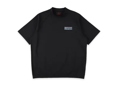 WIND AND SEA x BRIEFING GOLF Mock Neck Tee "Black"
