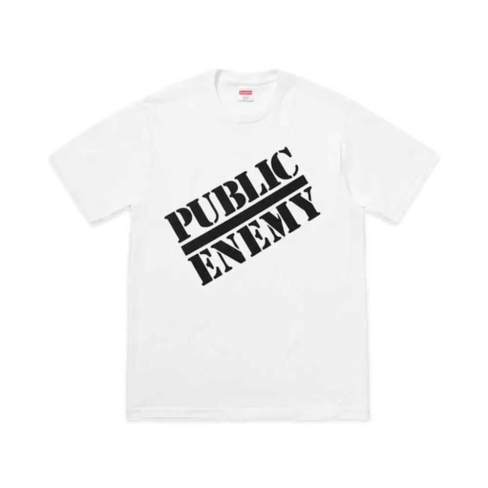 Supreme x UNDERCOVER Public Enemy Tee "White"