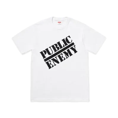 Supreme x UNDERCOVER Public Enemy Tee "White"