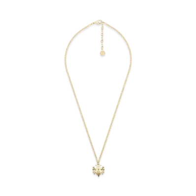 Dior x Shawn Stussy Pendant Necklace "Gold"