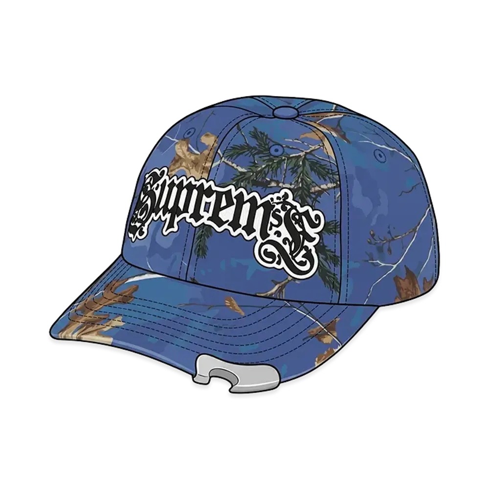 Supreme Bottle Opener 6-Panel "Realtree Xtra Royal Camo"