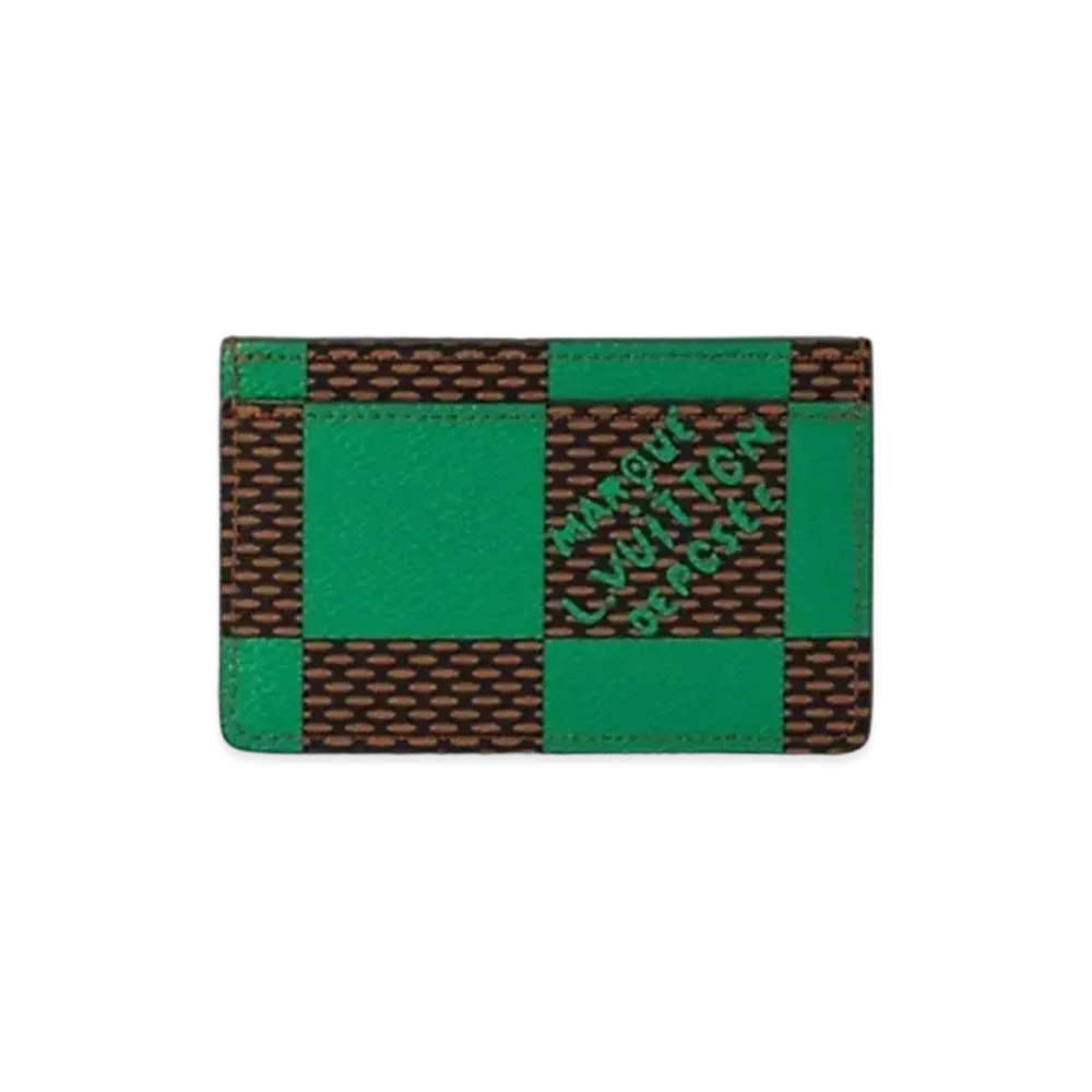 Louis Vuitton Porte Cartes Simple Damier Pop "Vert"