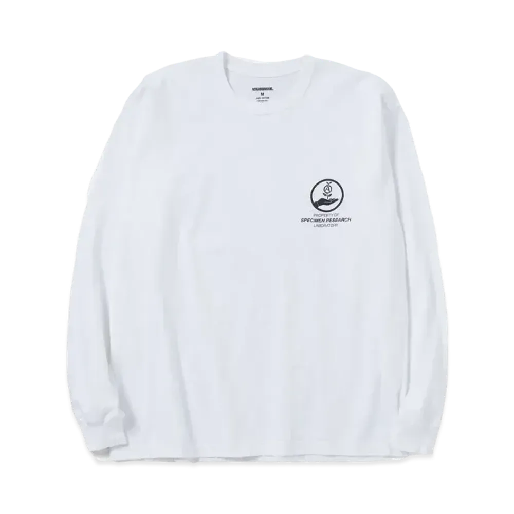 NEIGHBORHOOD NH Tee-14 LS . CO "White"