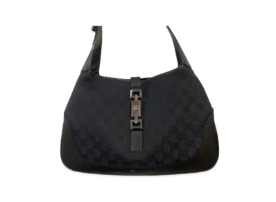 GUCCI GG Canvas Shoulder Bag "Black"