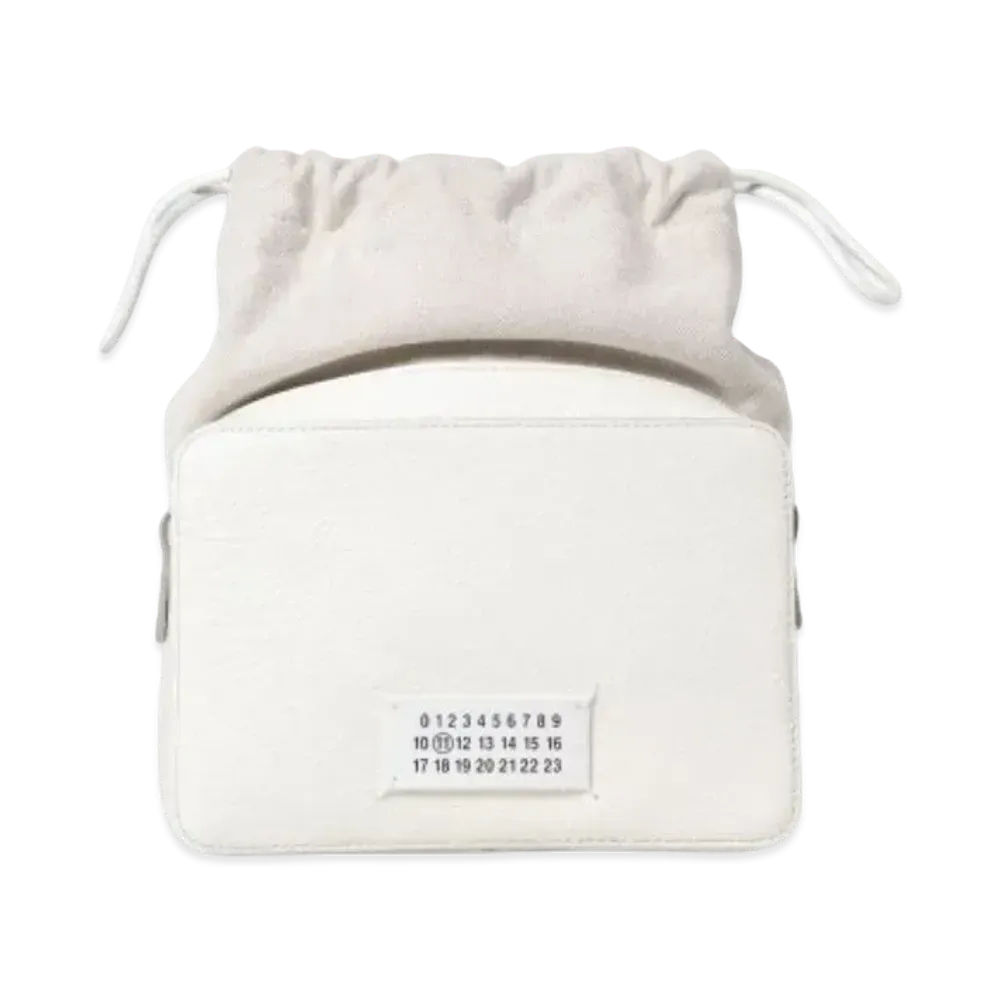 Maison Margiela Logo Crossbody Bag "Ivory"
