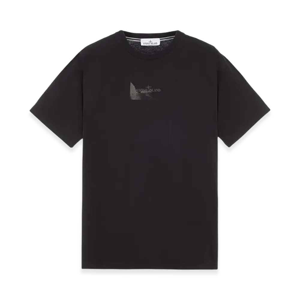 Stone Island 2RC88 Reflective Two Print T-Shirt - 24SS "Black"