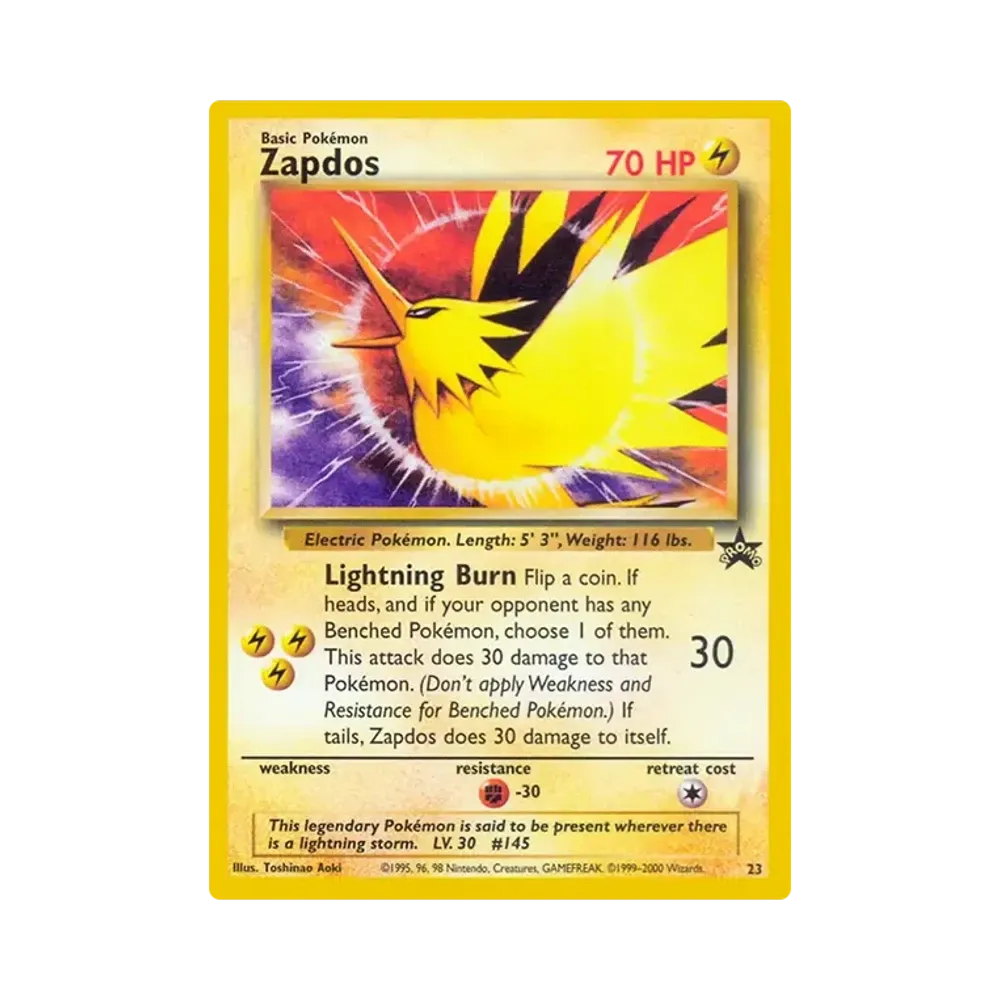 Zapdos P [23](Wizards of the Coast "Promotional Card")