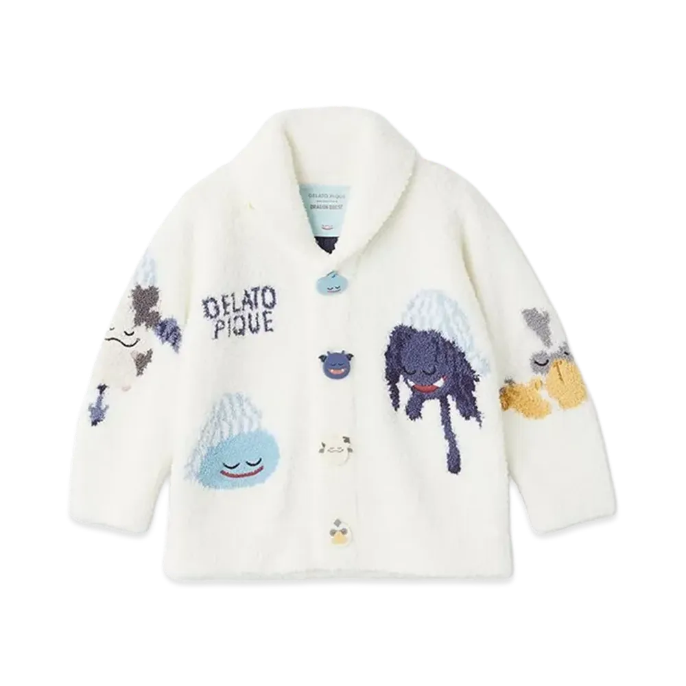 GELATO PIQUE x DRAGON QUEST Baby Powder Assorted Monster Cowichan "Off White"