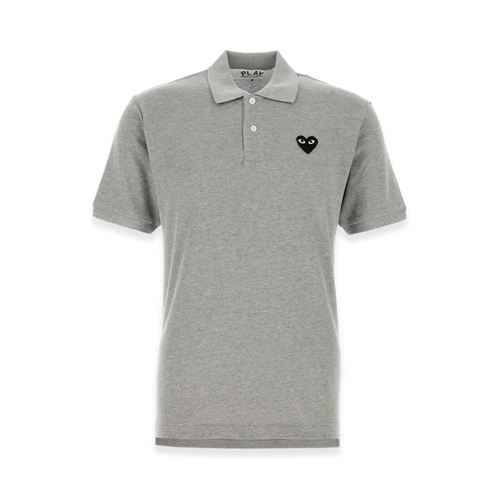 PLAY COMME des GARCONS Piquet Polo Shirt "Gray"