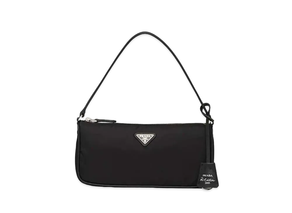 PRADA Re-Edition 2005 Nylon And Saffiano Leather Mini-Bag "Black"