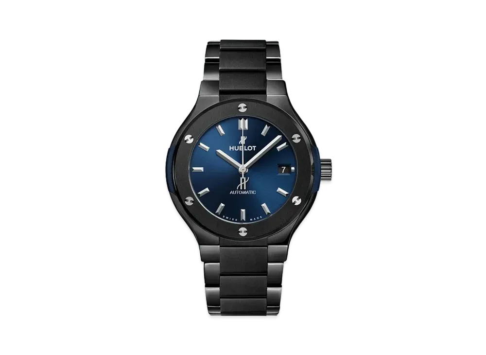 HUBLOT Classic Fusion Ceramic Blue Bracelet 38mm