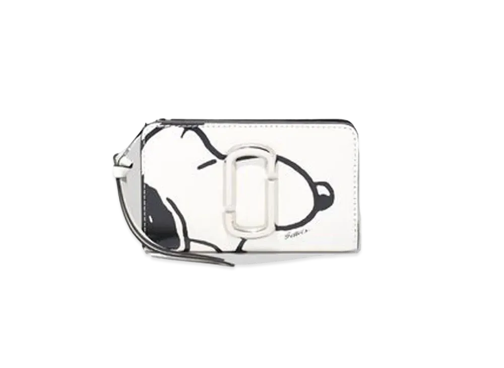 Marc Jacobs Peanuts X Marc Jacobs The Snapshot Compact Wallet "Cotton Multi"