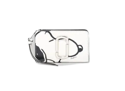 Marc Jacobs Peanuts X Marc Jacobs The Snapshot Compact Wallet "Cotton Multi"