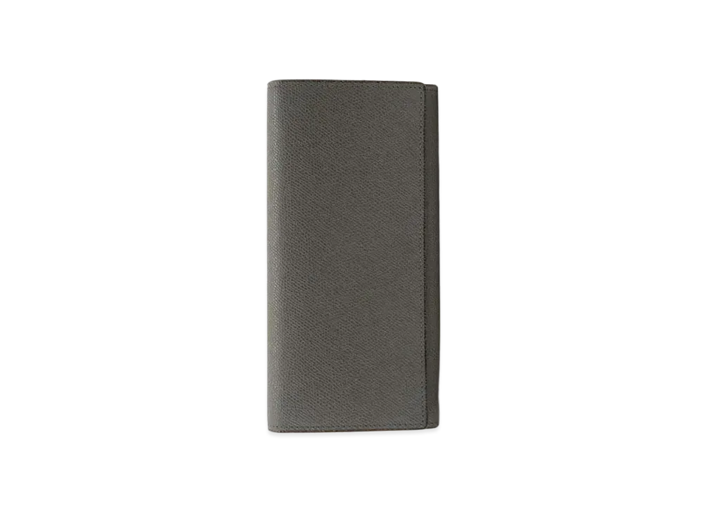 Valextra Perth Snap Button "Dark Gray"
