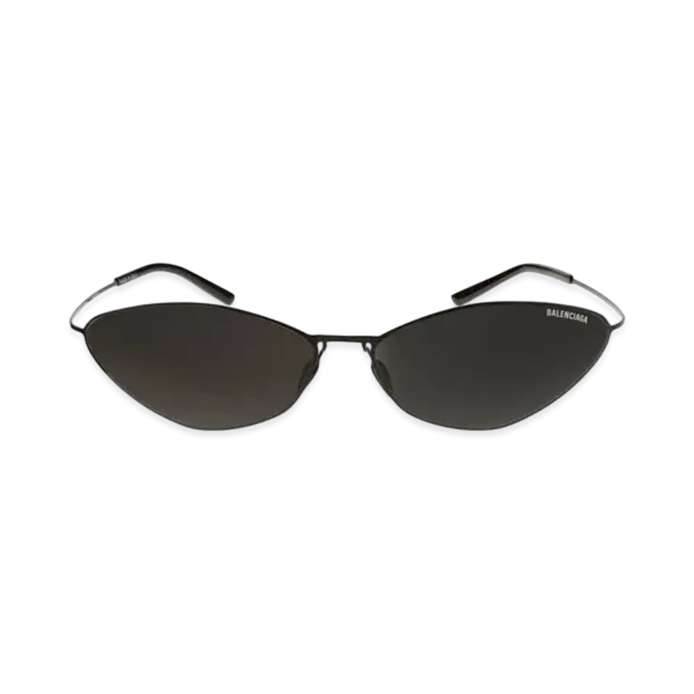 BALENCIAGA Malibu Round Sunglasses "Black"