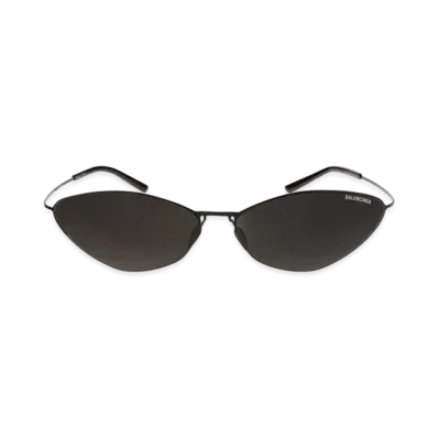BALENCIAGA Malibu Round Sunglasses "Black"