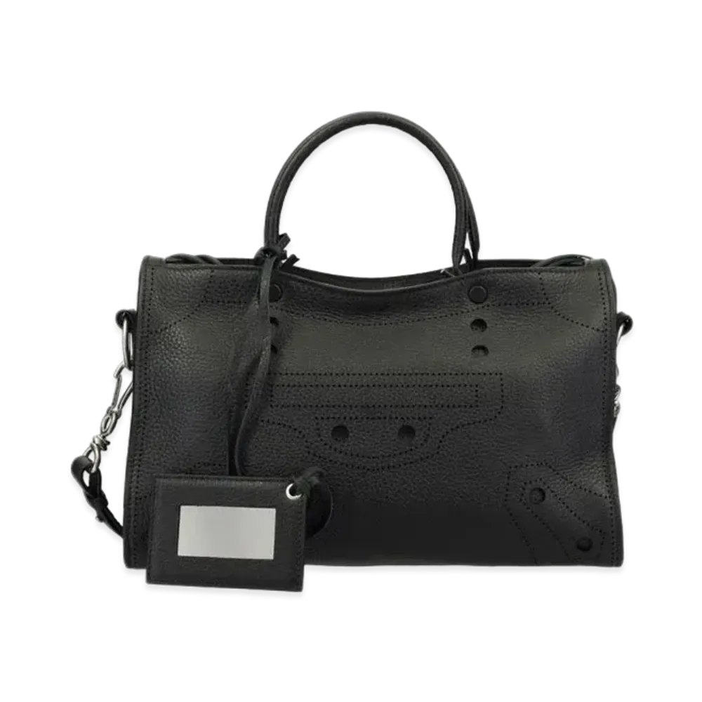 BALENCIAGA Handbag Lambskin "Black"