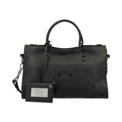 BALENCIAGA Handbag Lambskin "Black"