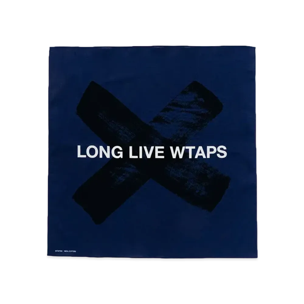 WTAPS Bandaria / Bandana / Cotton. LLW "Navy"
