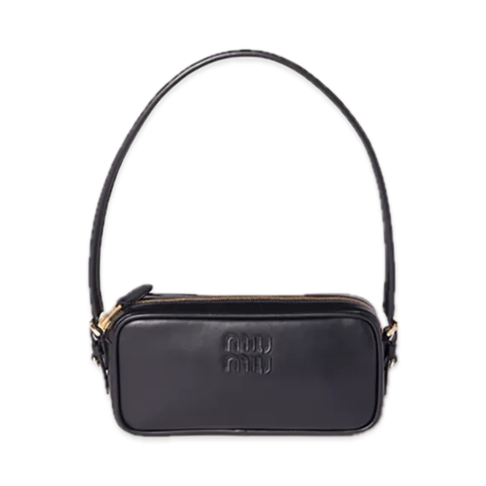 MIU MIU Leather Pouch "Black"