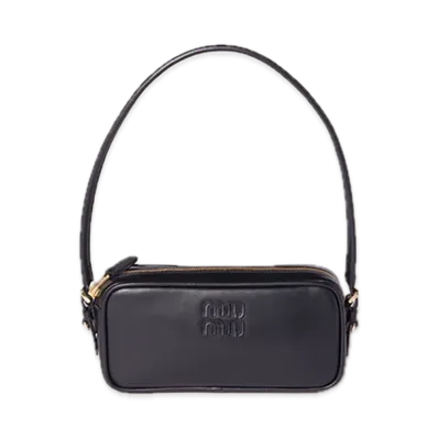 MIU MIU Leather Pouch "Black"
