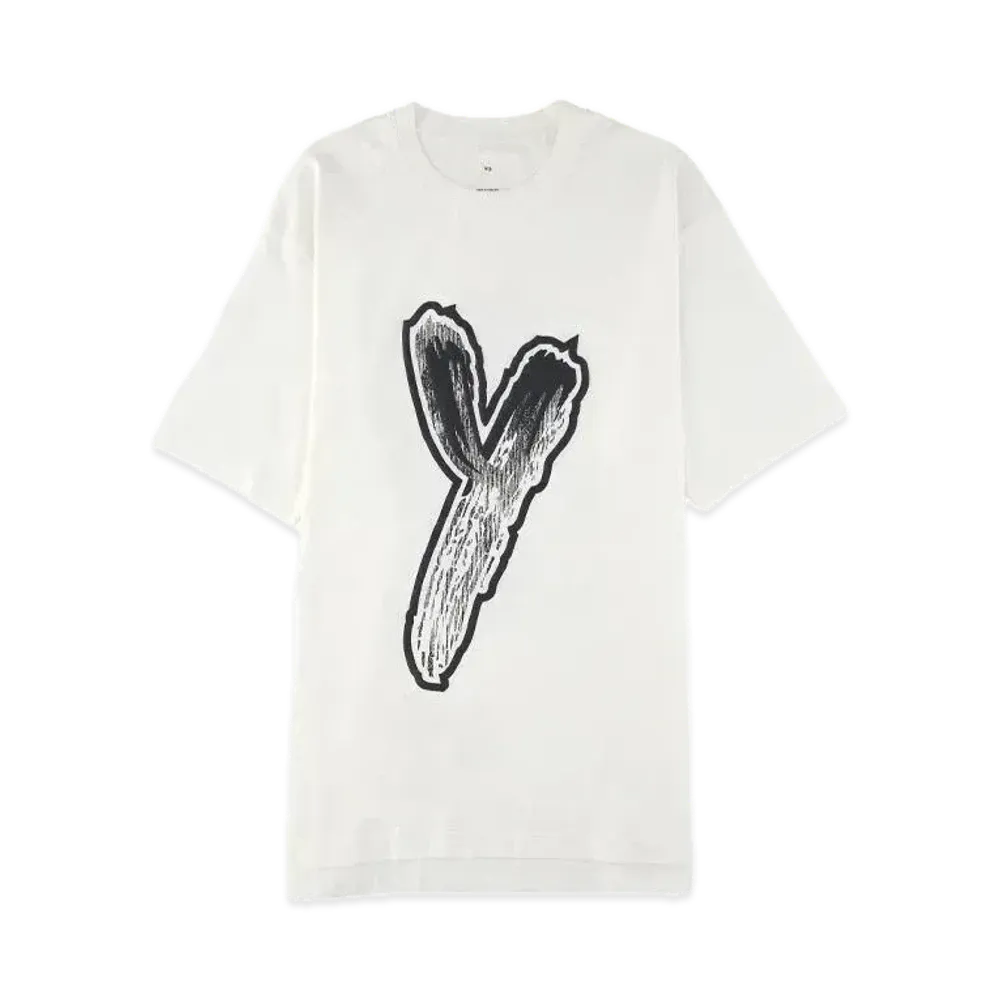 Y-3 Logo GFX Tee "White"