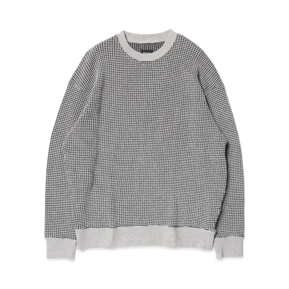 BEAMS Heavyweight Waffle T-shirt "Gray"