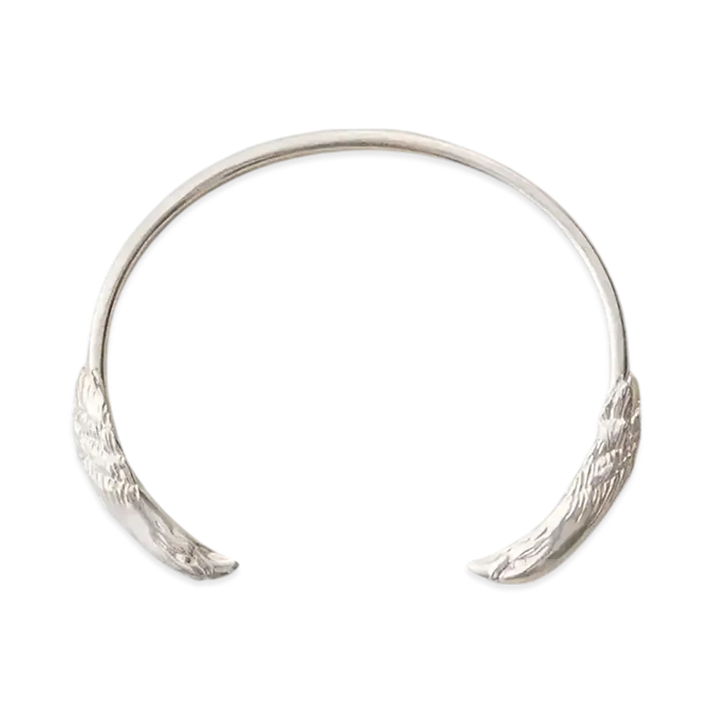 NICENESS E.Blow NN Eagle Silver Bangle / 5Mm "Silver"