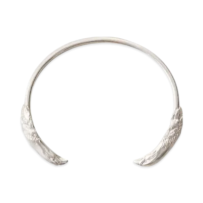 NICENESS E.Blow NN Eagle Silver Bangle / 5Mm "Silver"