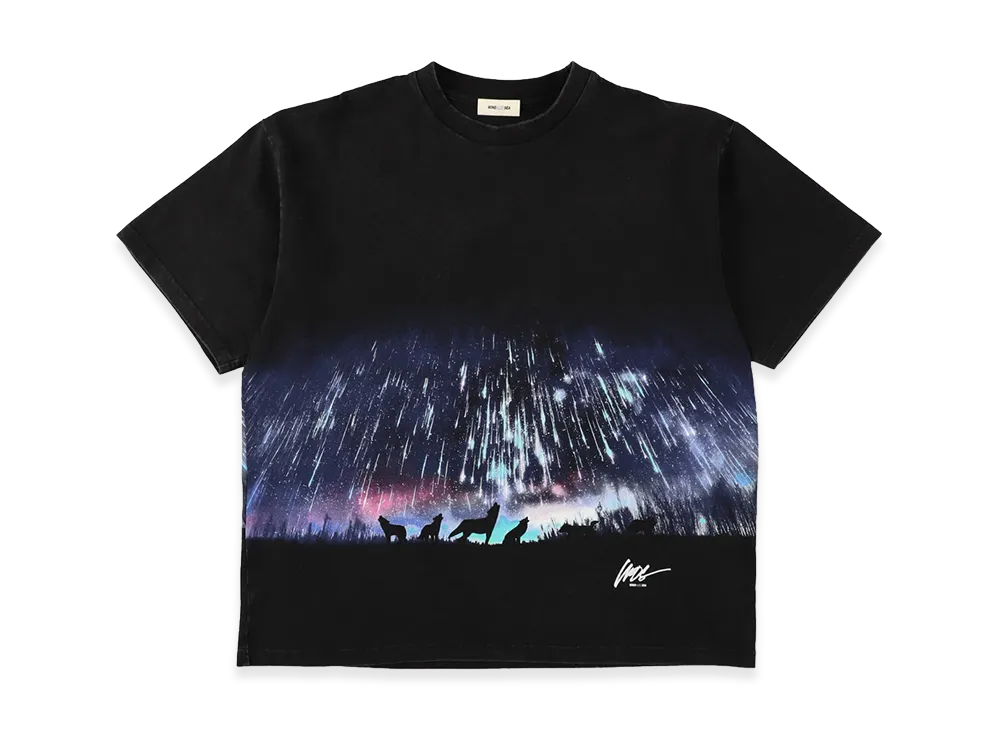 WIND AND SEA Aurora Tee "Black"