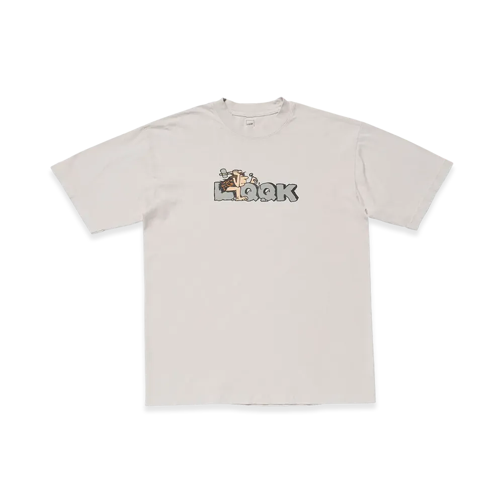 MIN-NANO x LQQK STUDIO Cave Man Tee "Gray"