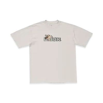MIN-NANO x LQQK STUDIO Cave Man Tee "Gray"