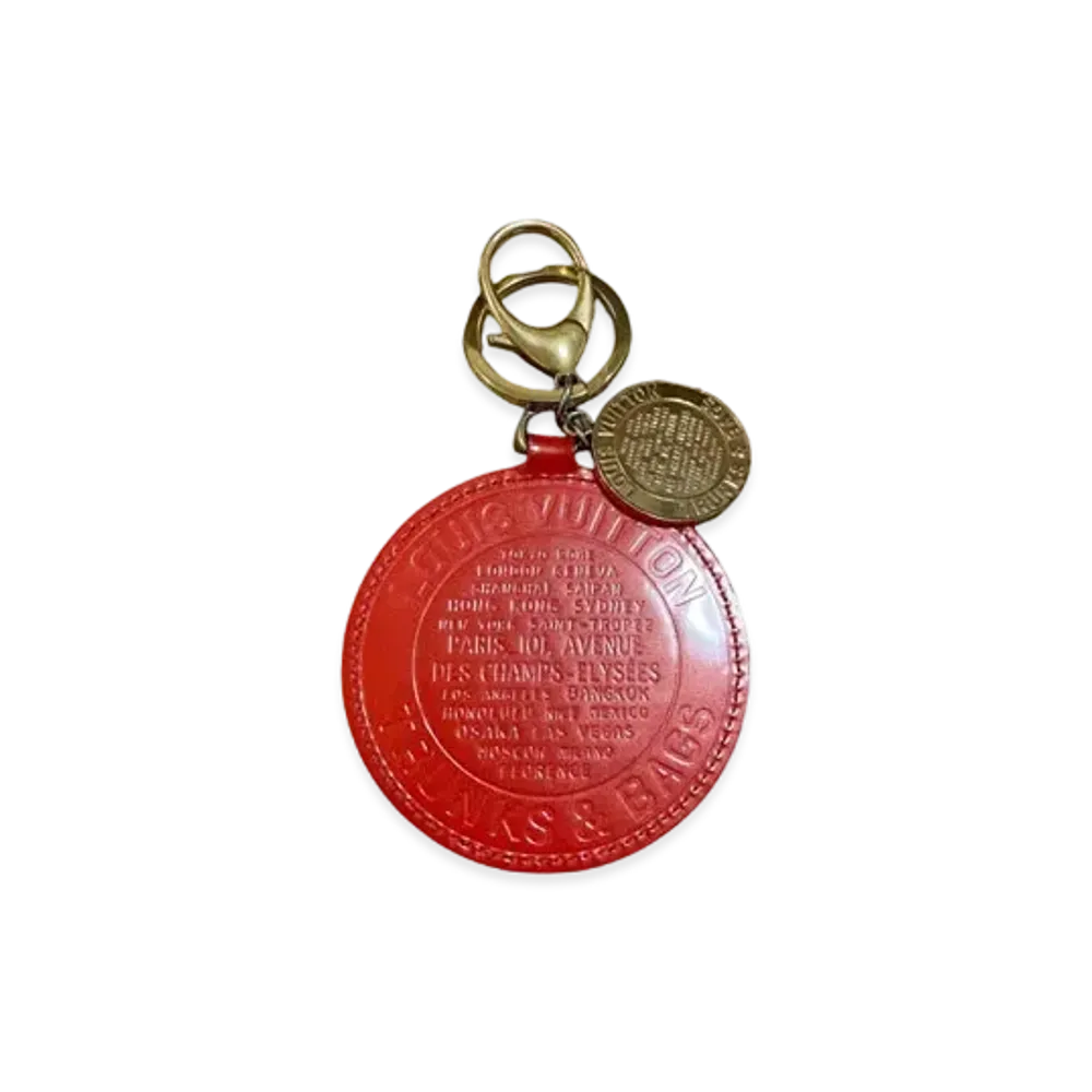 Louis Vuitton Vernis Porte Cles Rond T&B "Pomme d'Amour"