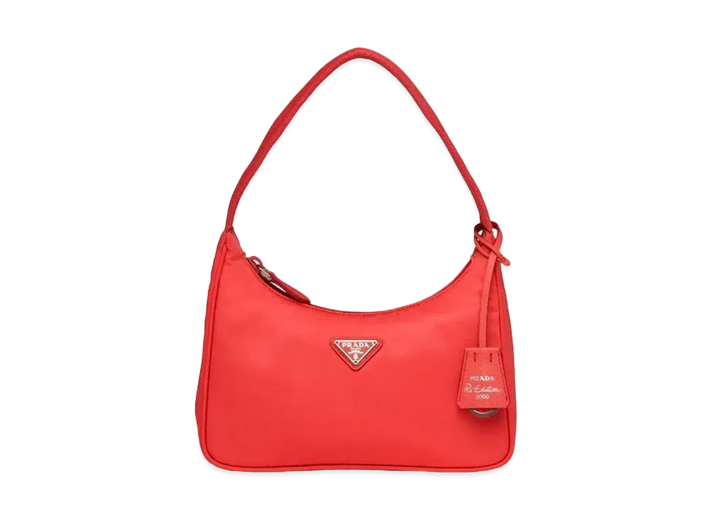 PRADA Re-Edition 2000 Nylon Mini Bag "Red"