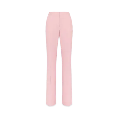 Alexander McQUEEN High Waist Narrow Boot Cut Pants "Sakura Pink"