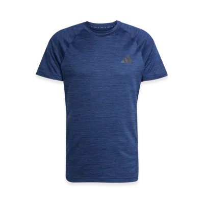 adidas Gym+ Short-Sleeve T-Shirt "Dark Blue Melange"