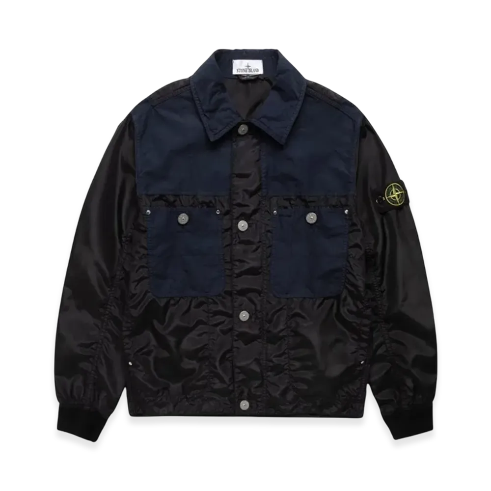 Stone Island 42932 Polyester Tela with David Light-TC Blouson - 24SS "Blue"