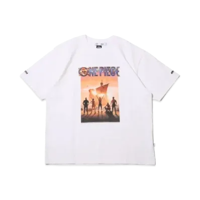 atmos x ONE PIECE x INCRM T-shirts "White"