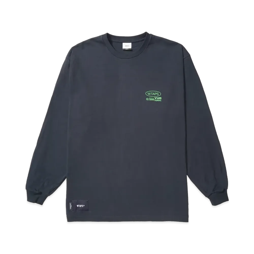 WTAPS Protected By / LS / Cotton "Navy"