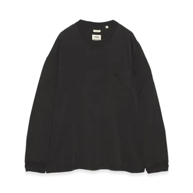nanamica OOAL L/S Pocket Tee "Charcoal"