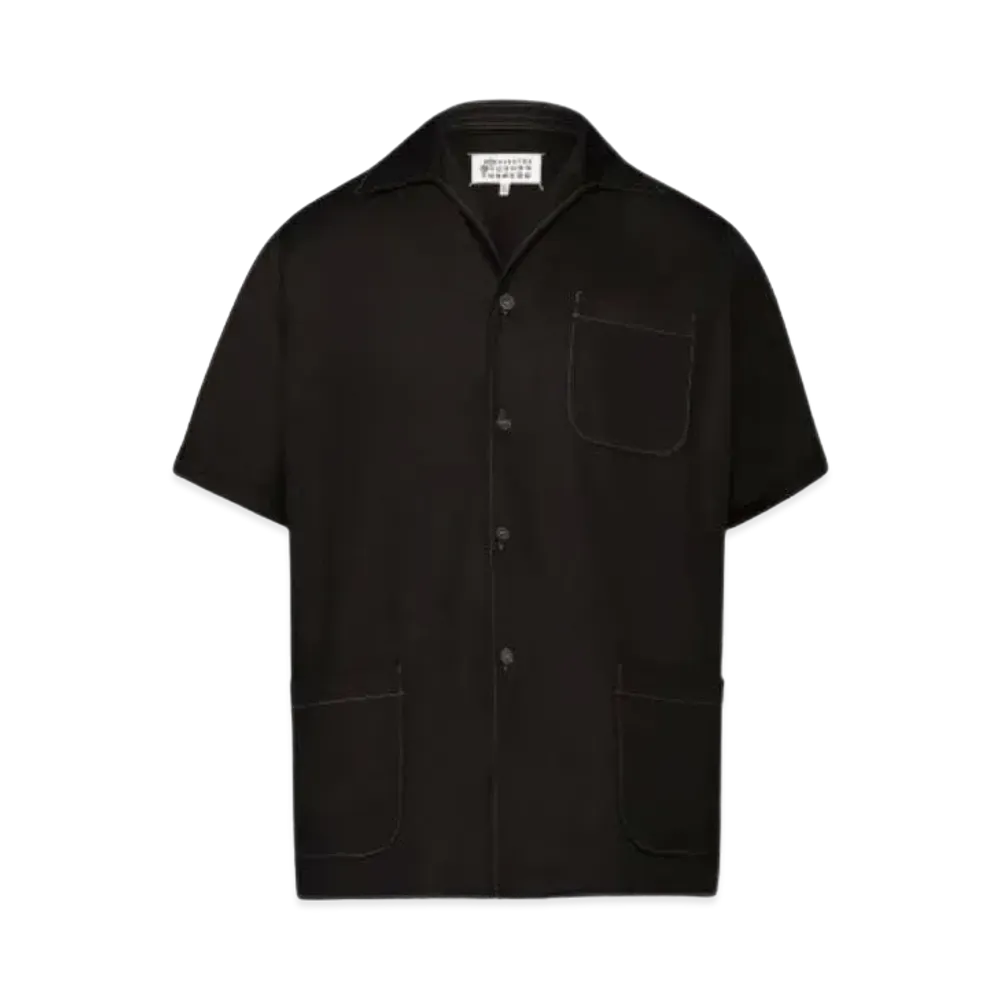 Maison Margiela Rayon Twill Shirt "Black"