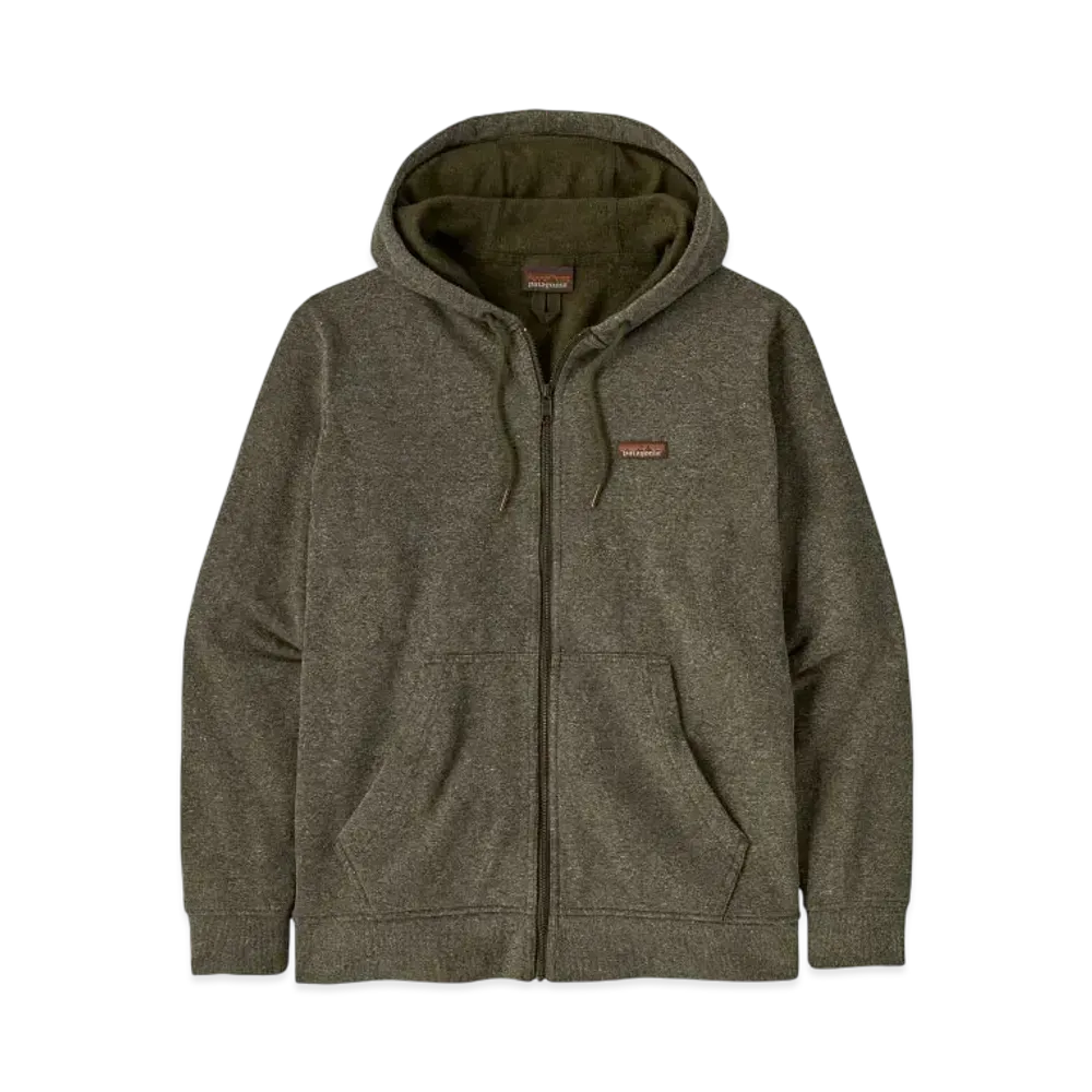 Patagonia Men's Full Zip Work Hoodie Sweatshirt "Needle Green"