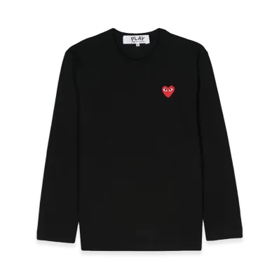 COMME des GARCONS Women's Long Sleeve T-Shirts "Black"