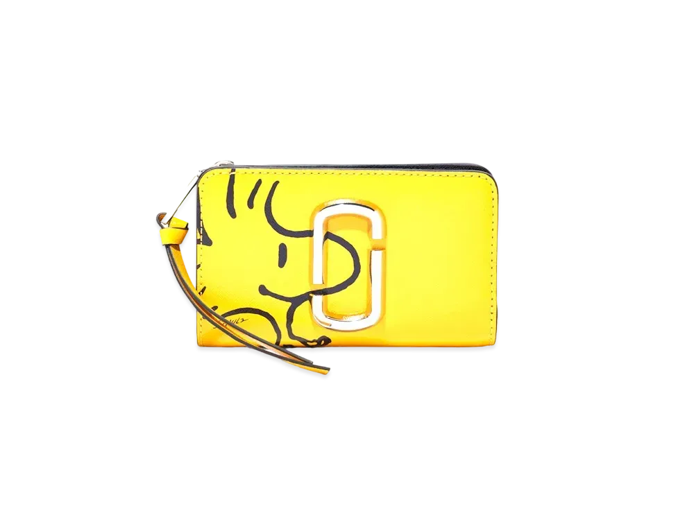 Marc Jacobs Peanuts X Marc Jacobs The Snapshot Compact Wallet "Chrysanthemum Multi"