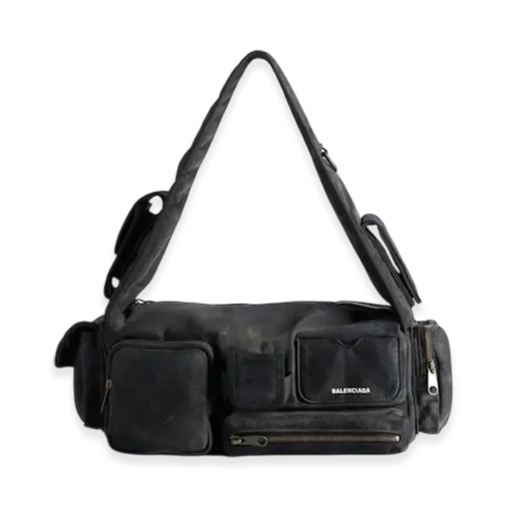 BALENCIAGA Superbusy Small Sling Bag "Black"
