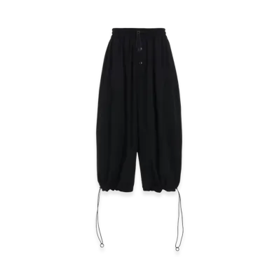 Yohji Yamamoto Gabardine R-Volume Pants "Black"