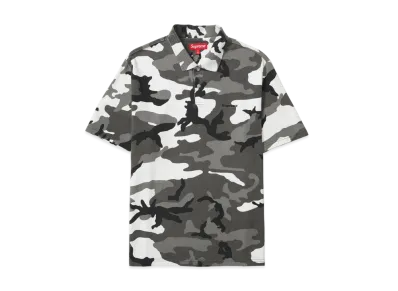 Supreme Washed Camo Polo "Snow Camo"
