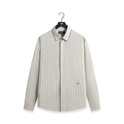 Kith Striped Poplin Georgie Shirt "Sandrift"